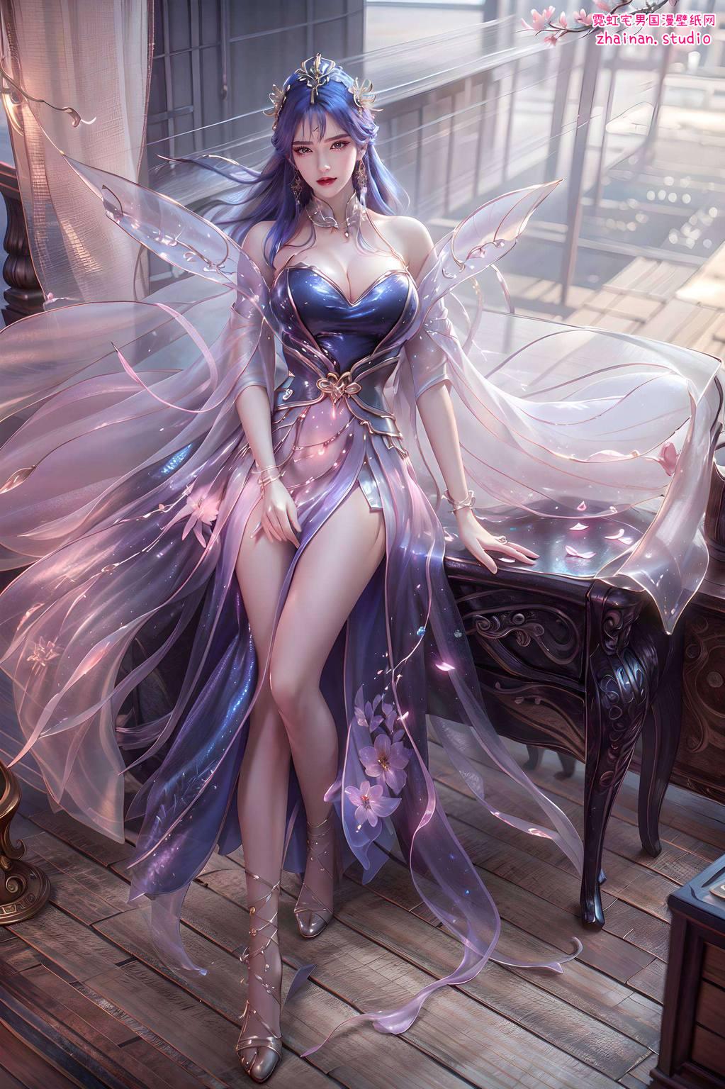 在浩瀚的星河中不仅展现了国漫女神的绝美风采