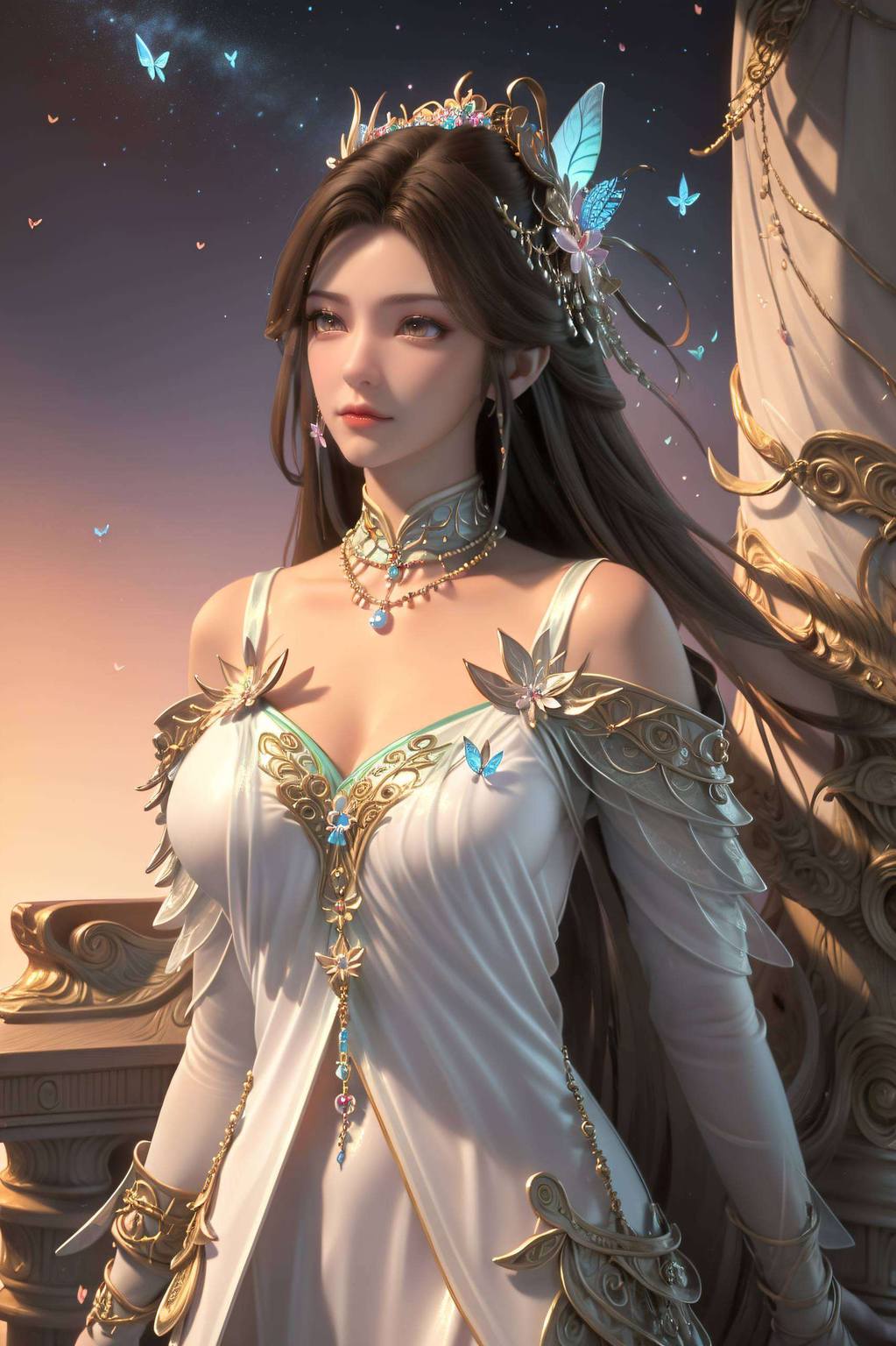 溪幼琴那清丽脱俗的容颜让你的桌面成为国漫女神的专属舞台吧！