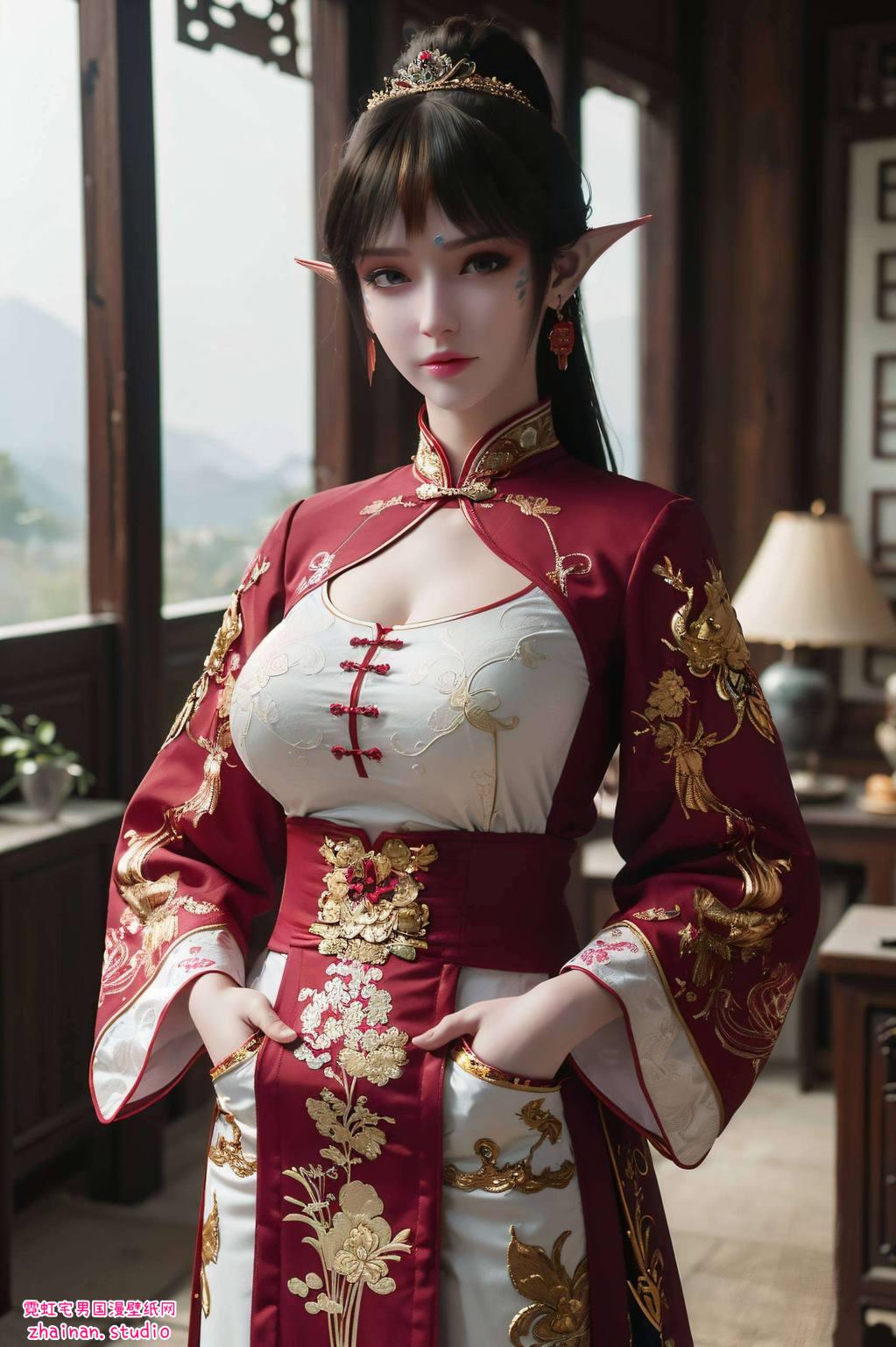 斗破苍穹中一抹艳色国漫女神