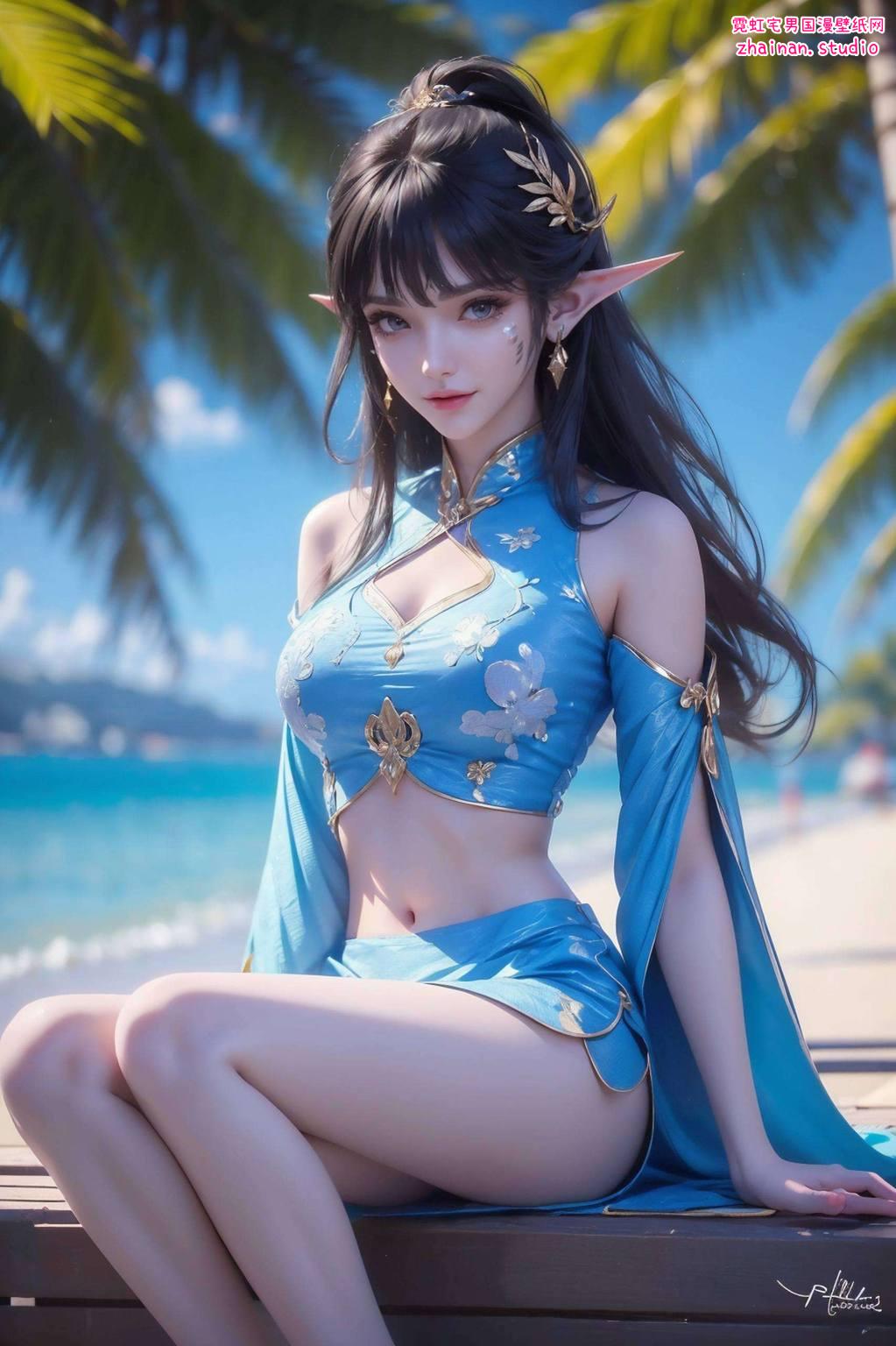 连泳衣造型都美得让人窒息！高清壁纸一览凤清儿