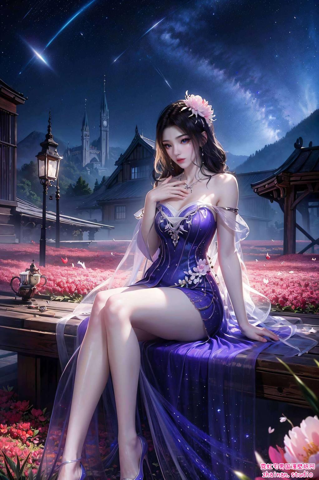 藏着无数未解的秘密和过往的沧桑紫灵如同一朵不染尘埃的紫罗兰