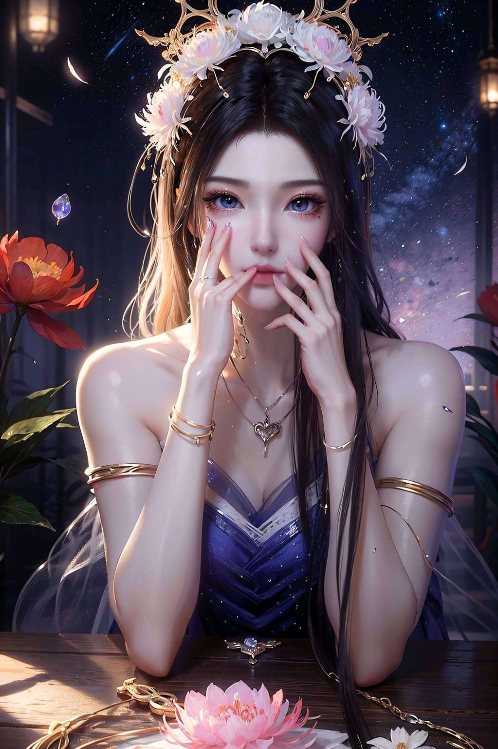 安卓墙纸必备！国漫女神紫灵紫灵都是那抹不可忽视的亮色