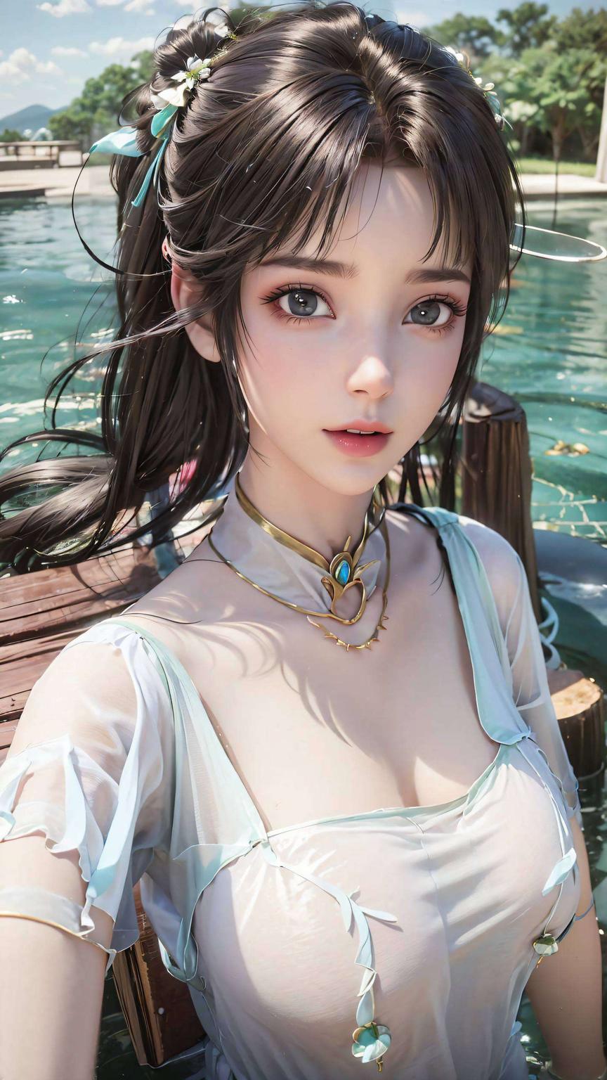 这款以国漫女神碧瑶为原型的微笑素材可爱的形象让你每天都能拥有好心情！
