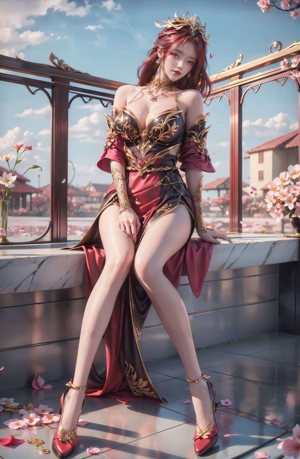 国漫中的冷艳美女为你的电脑增添一抹神秘魅力