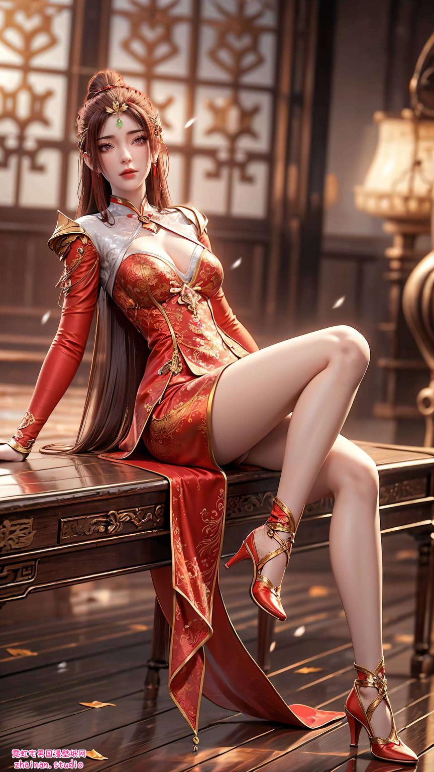 大长腿轻点感受古典美与现代感的交融