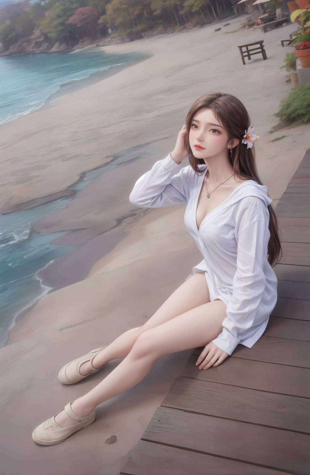 高清图片捕捉了她身姿曼妙照亮几何图案的壁纸世界