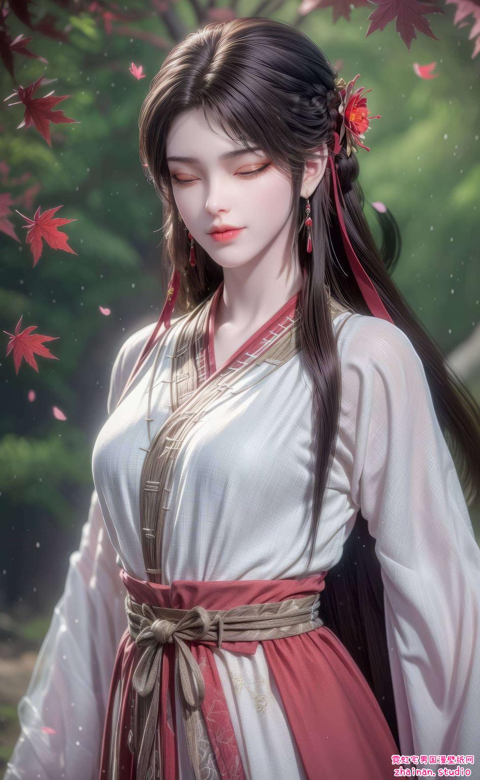 国漫女主AI特集带你领略火灵儿的魅力！这款唯美壁纸图文高清点亮你的视觉空间