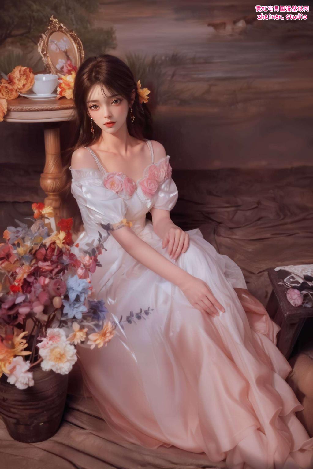 火灵儿的活泼身影这款【完美世界火灵儿全身壁纸】