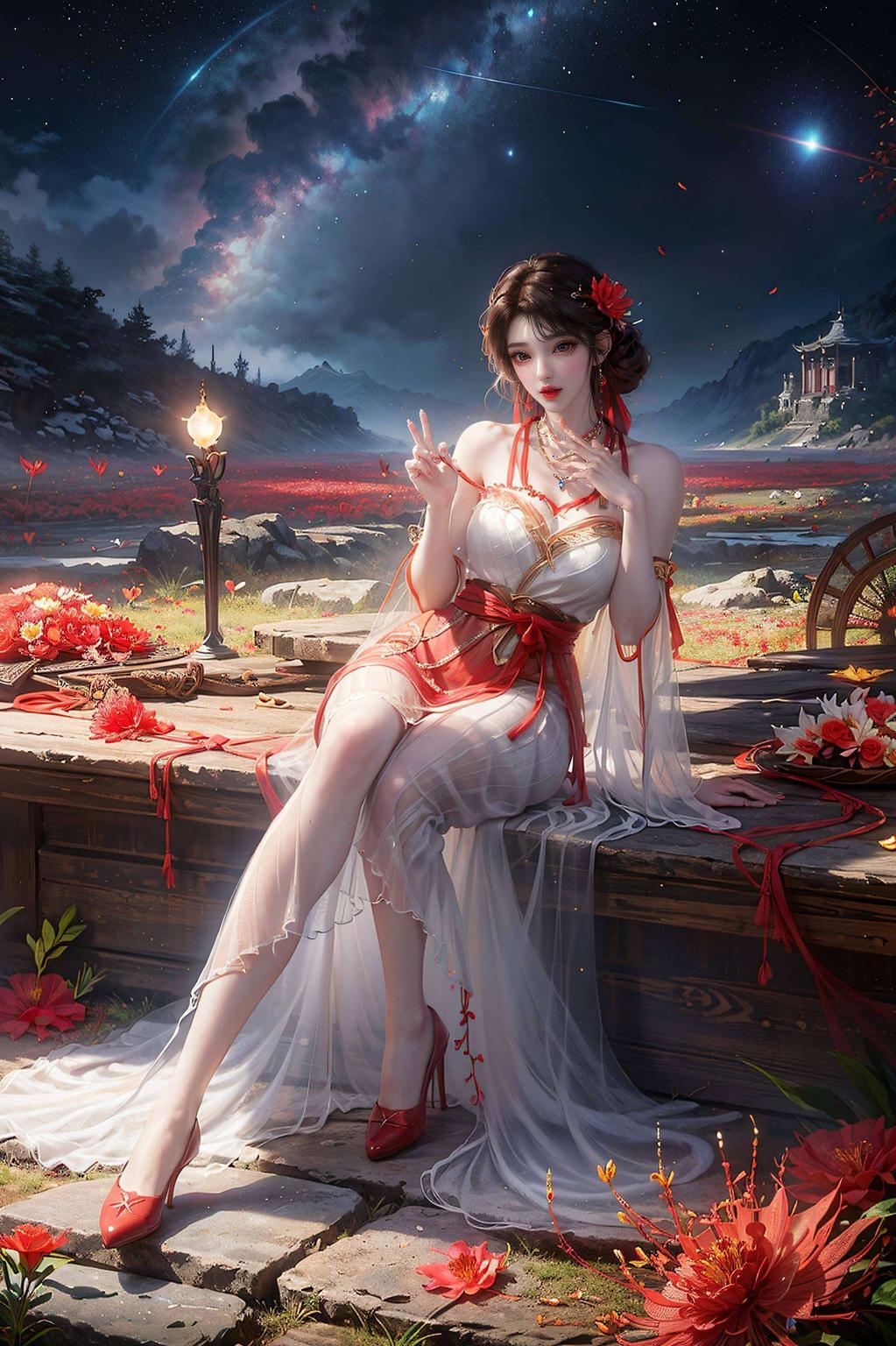 1080p超清壁纸火灵儿与石昊的浪漫邂逅