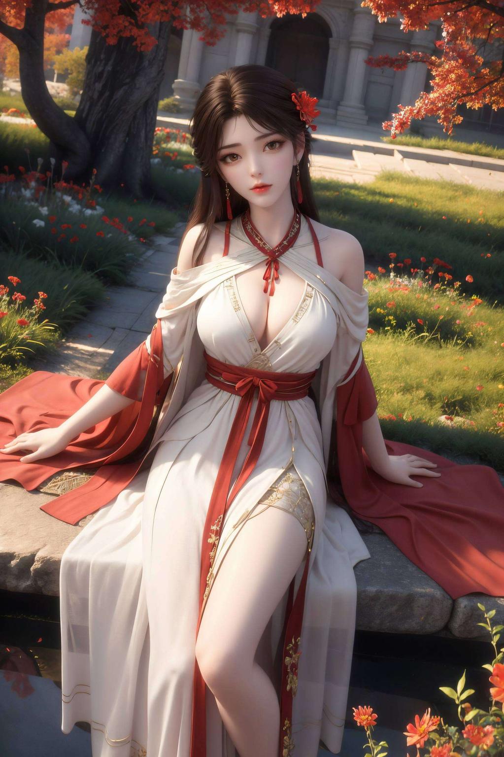 让你的电脑桌面瞬间变身浪漫的国漫世界国漫美女火灵儿的倩影