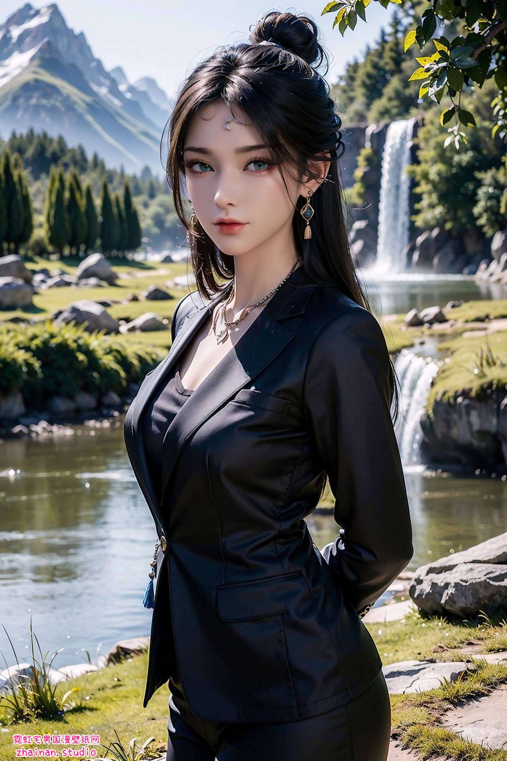 高清壁纸都是与这位国漫美女的浪漫邂逅