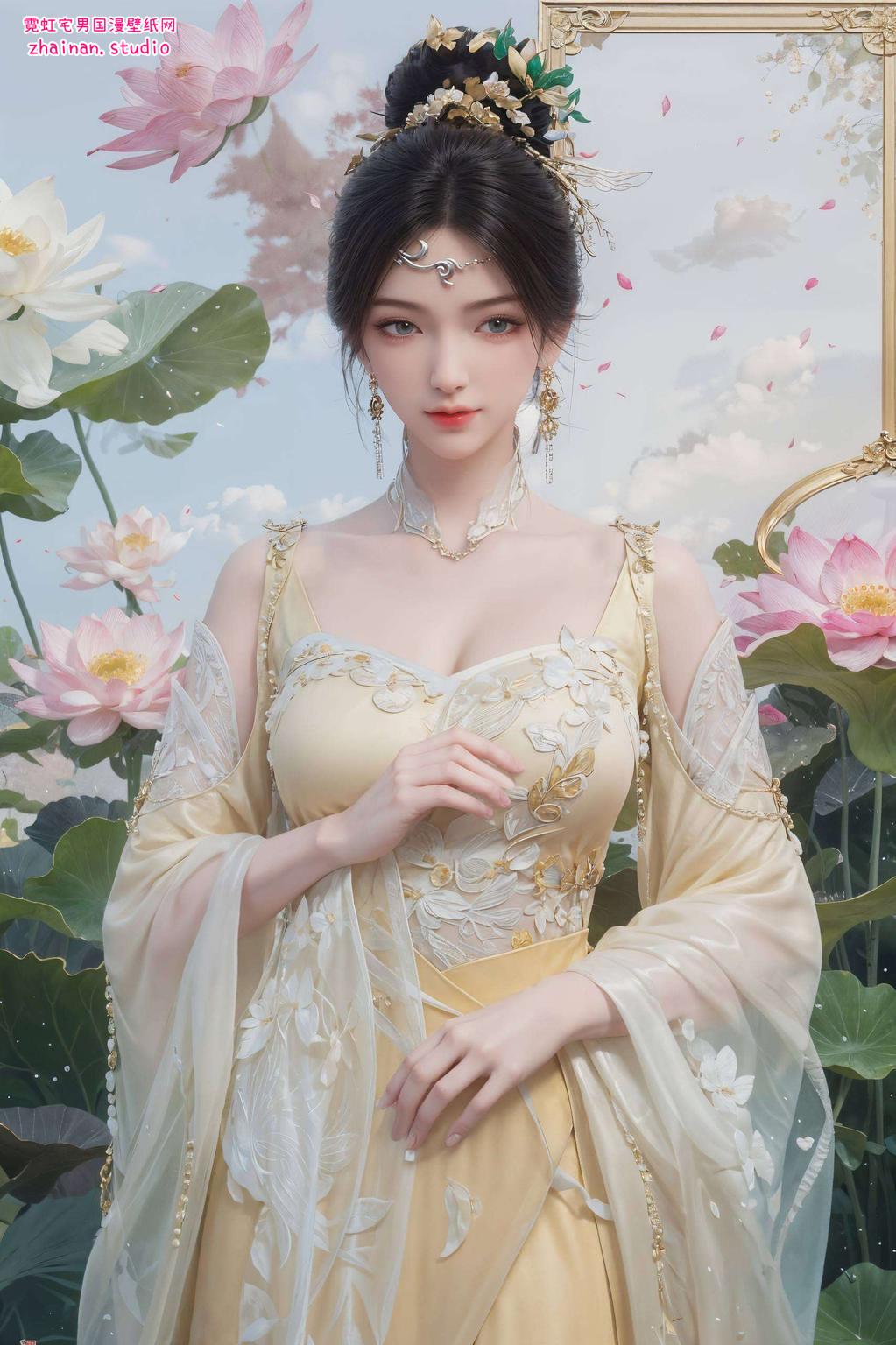 国漫中的唯美女神简约而不失灵动