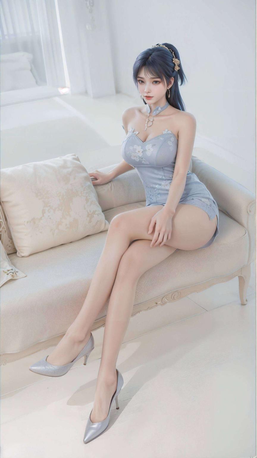 让这位国漫美女成为你桌面上的独特风景如泪水般晶莹