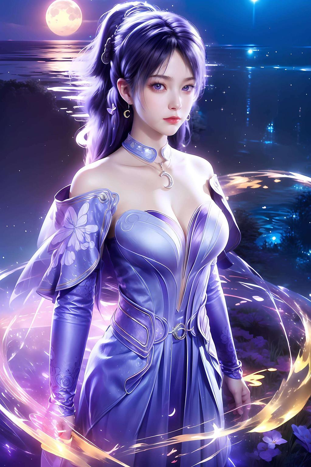 细腻的线条绽放出令人窒息的美