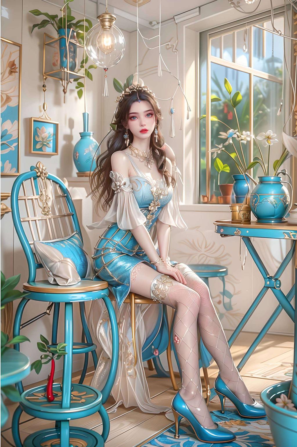 这款极简风格的超高清4K国漫美女壁纸细腻描绘了李慕婉的甜美形象