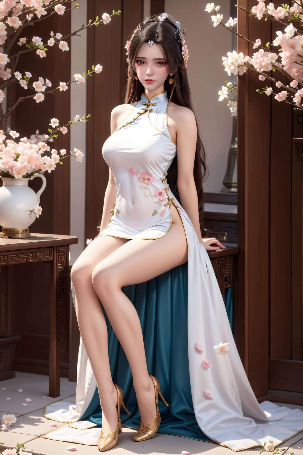 宛如校园里的清新风景李慕婉身着校服的形象更显清新脱俗