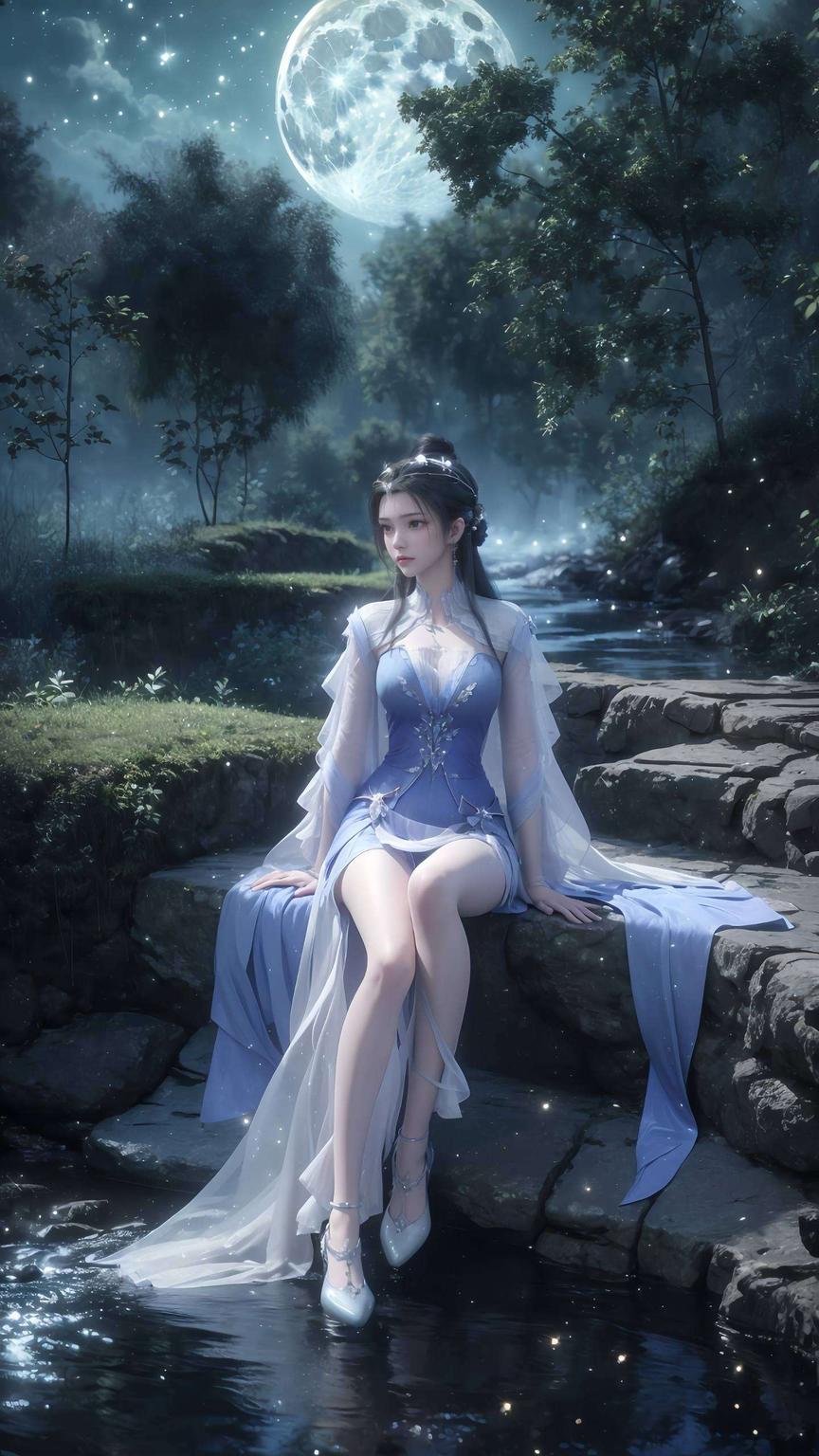 在你的每一处视界中绽放光彩这款4K高清女主AI动漫壁纸