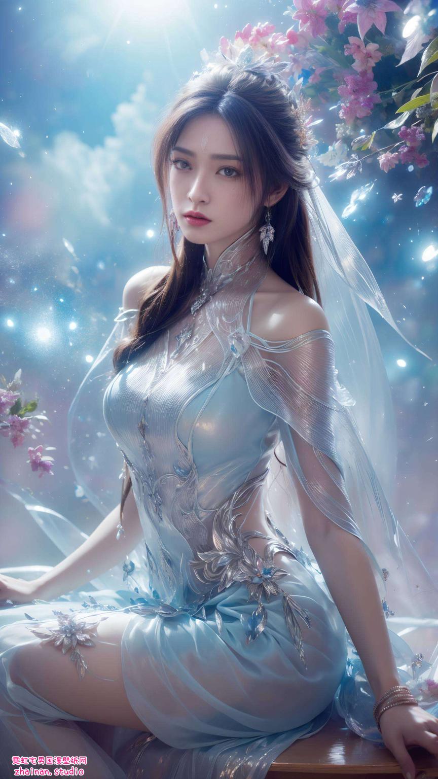 精选了诛仙陆雪琪的经典形象融合古风元素
