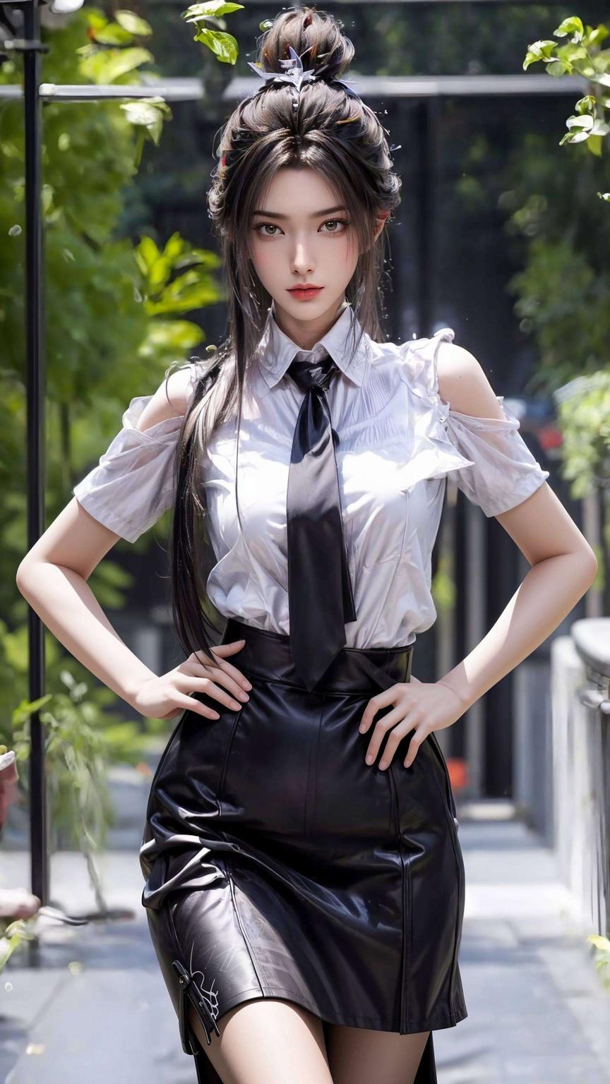仿佛能融化人心这款AI绘画人物微笑素材