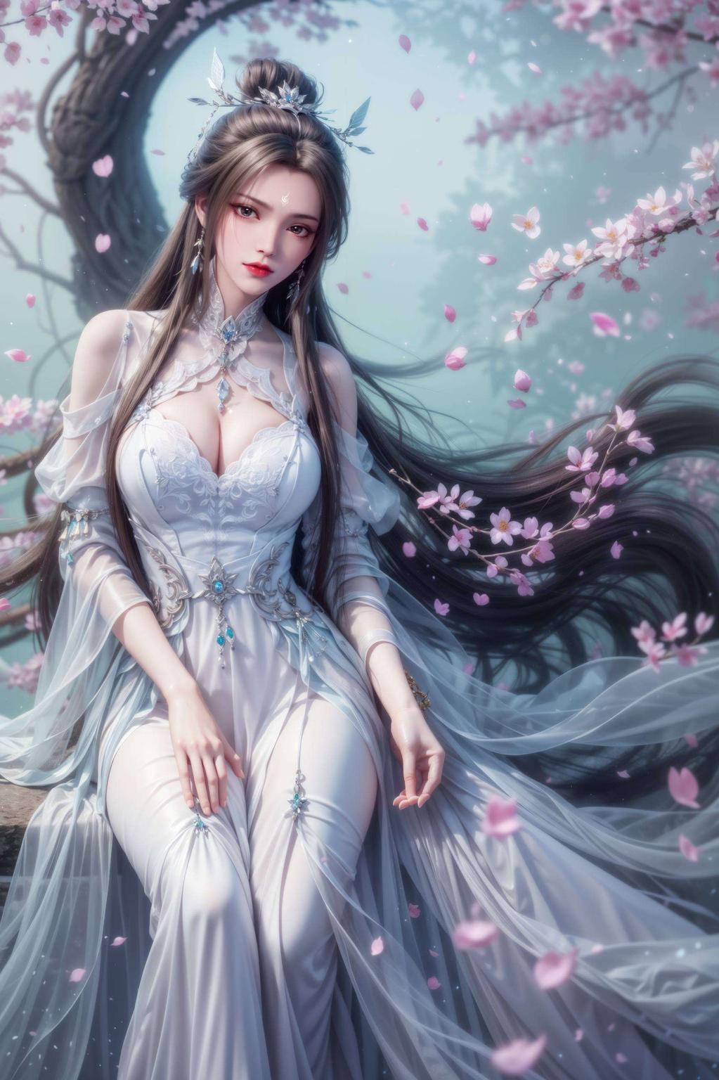 陆雪琪这款全屏AI绘画壁纸