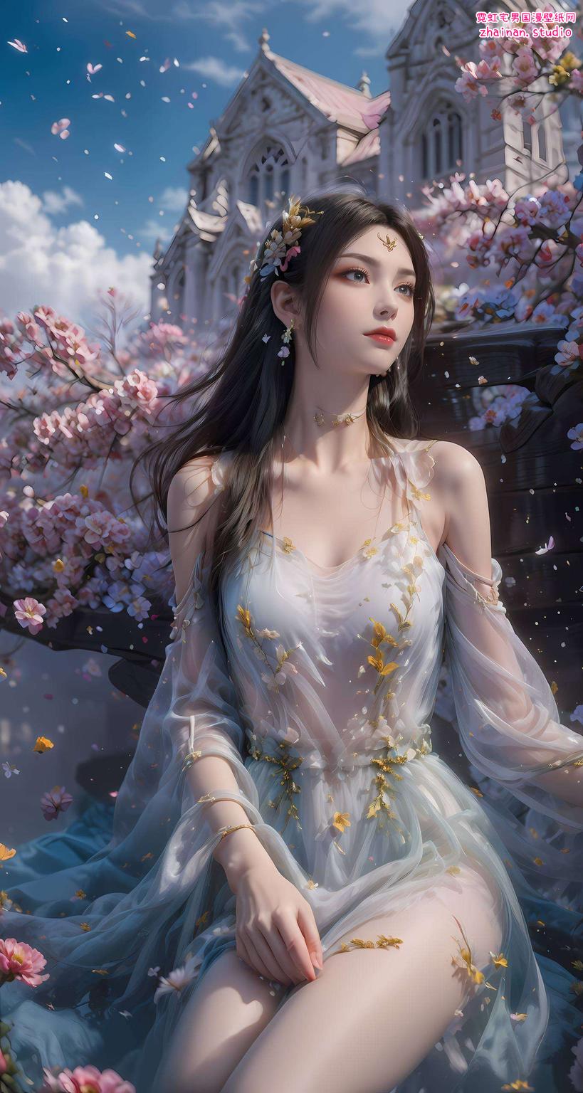 这款融合了波普艺术风格的国漫美女桌面装饰图为你的电脑桌面注入一抹奇幻与优雅
