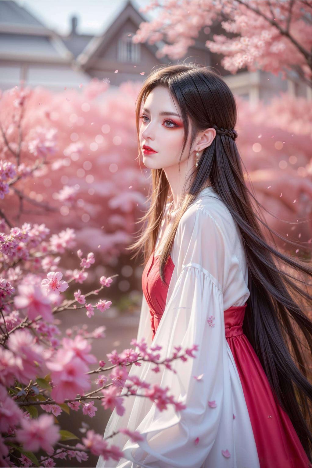 融合了AI绘画的细腻笔触美杜莎的优雅身姿与国漫元素完美结合