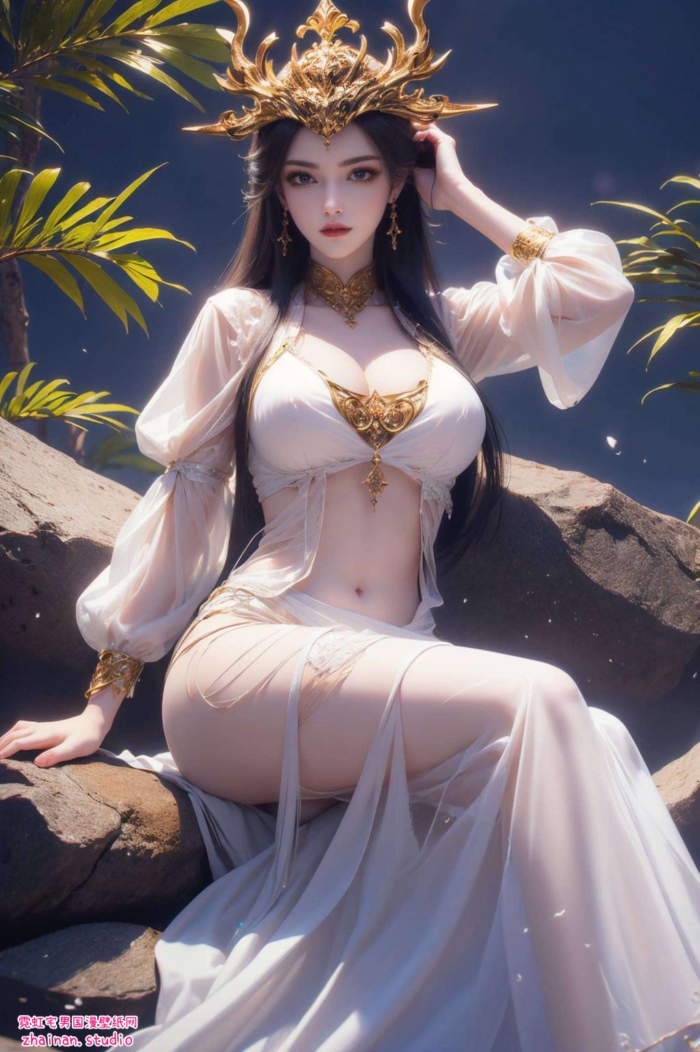 每一帧都是精心绘制的国漫女神风采2560p的超清分辨率
