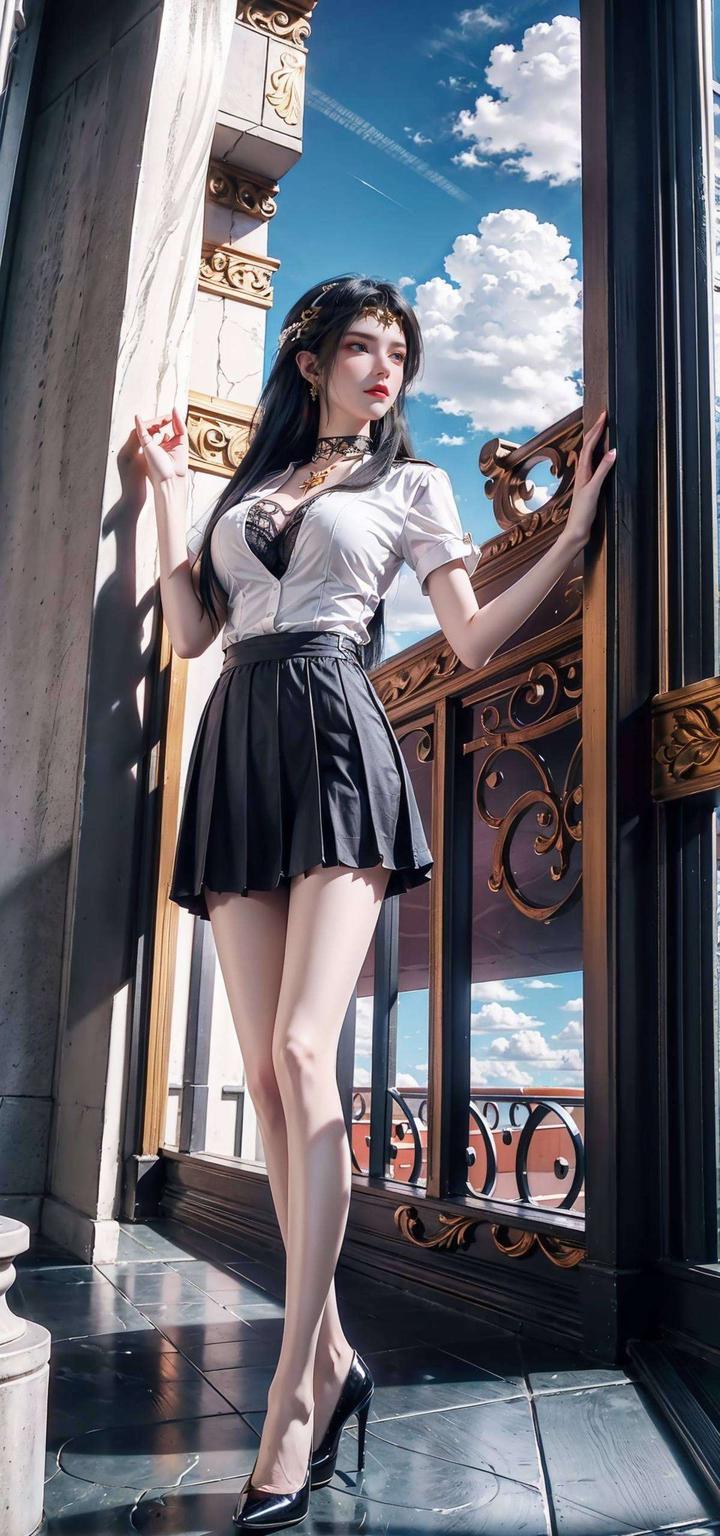 斗破苍穹中的美杜莎这款超高清建筑电脑国漫美女桌面主题
