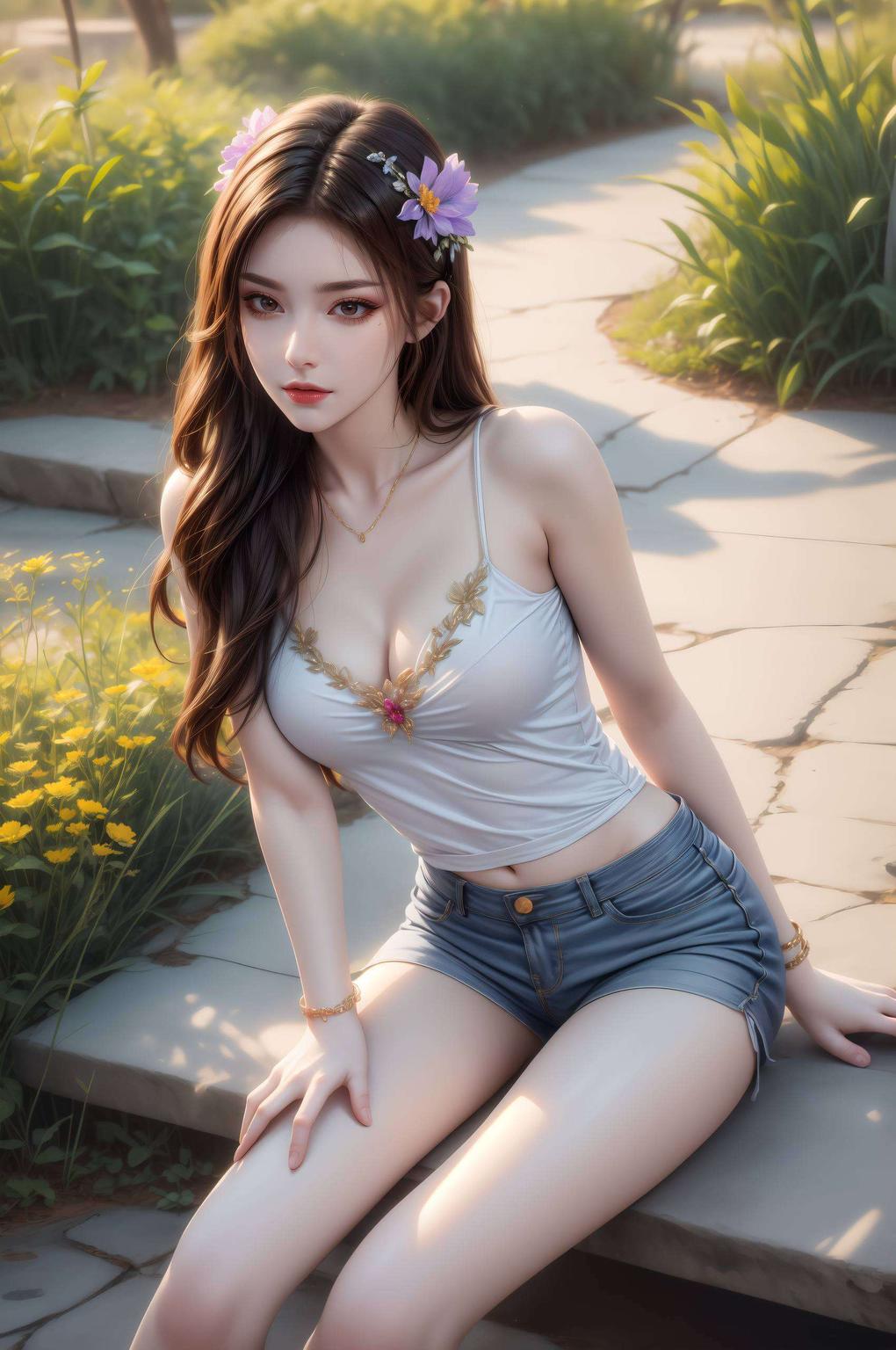 呈现出一种既魅惑又强大的氛围画面中美杜莎眼神犀利