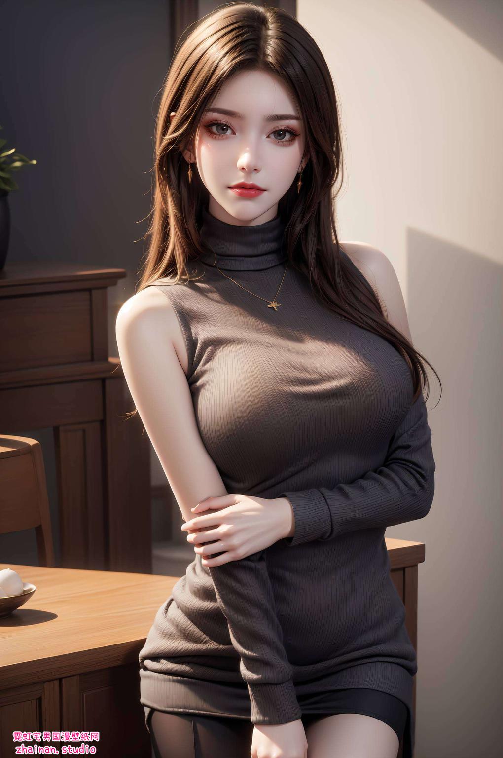 呈现出一个立体、生动、充满诱惑的美女形象以斗破苍穹中美杜莎的壁咚瞬间为灵感