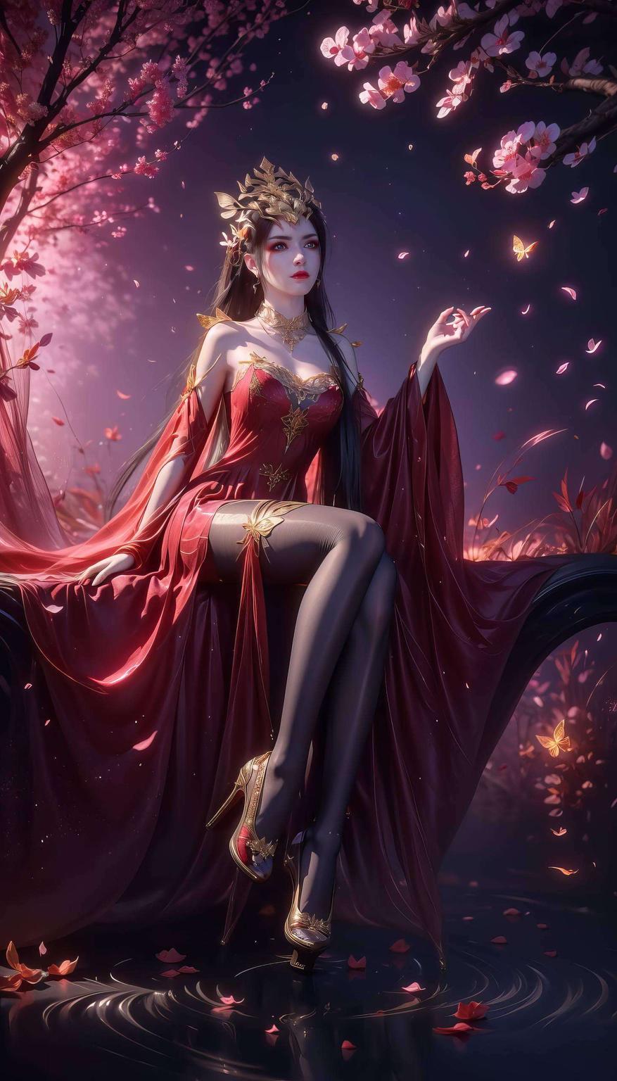 美杜莎的神秘魅力与细腻画质相得益彰这款超精致艺术风格的安卓国漫女神AI壁纸