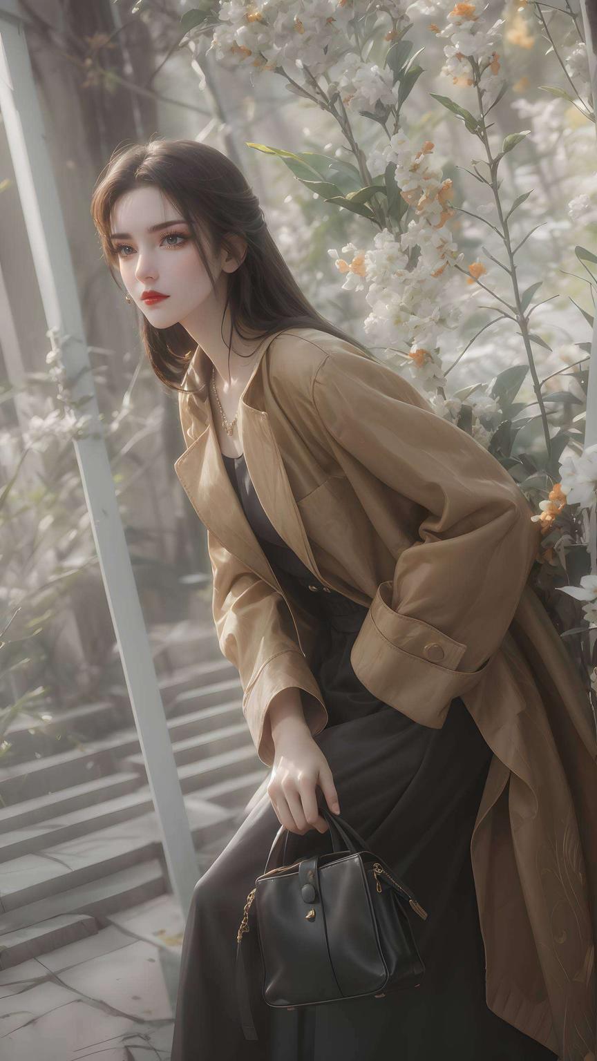 以其独特的魅力让她仿佛跃然屏上