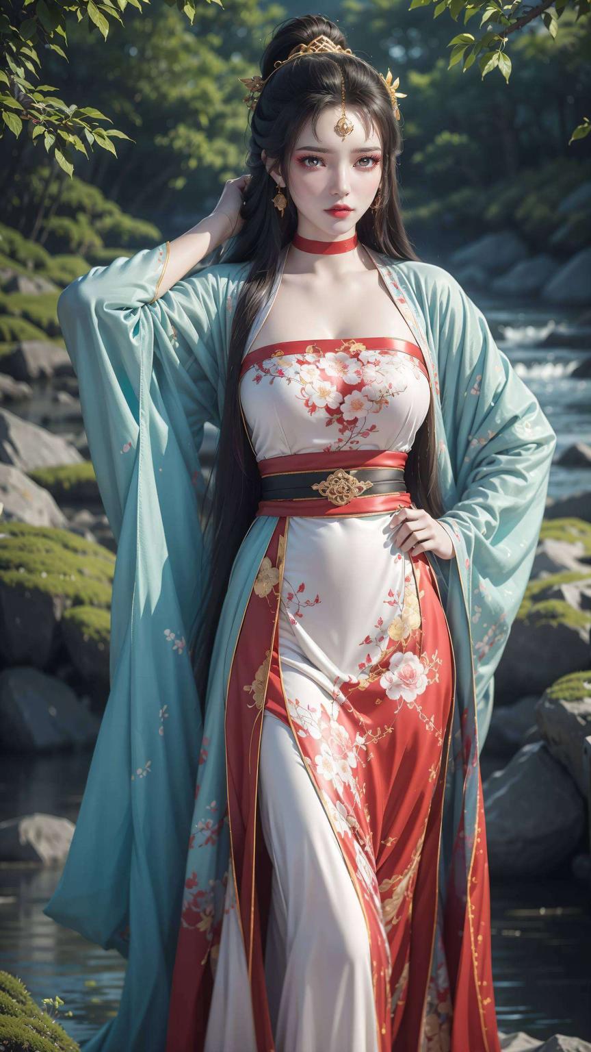 尽显独特风采将墨云国漫美女的细腻笔触与动态图像巧妙融合