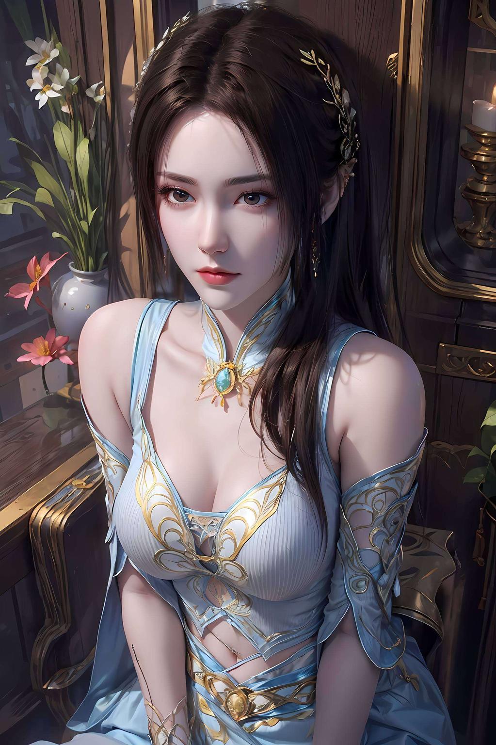 为你带来独一无二的手机壁纸这位国漫女神