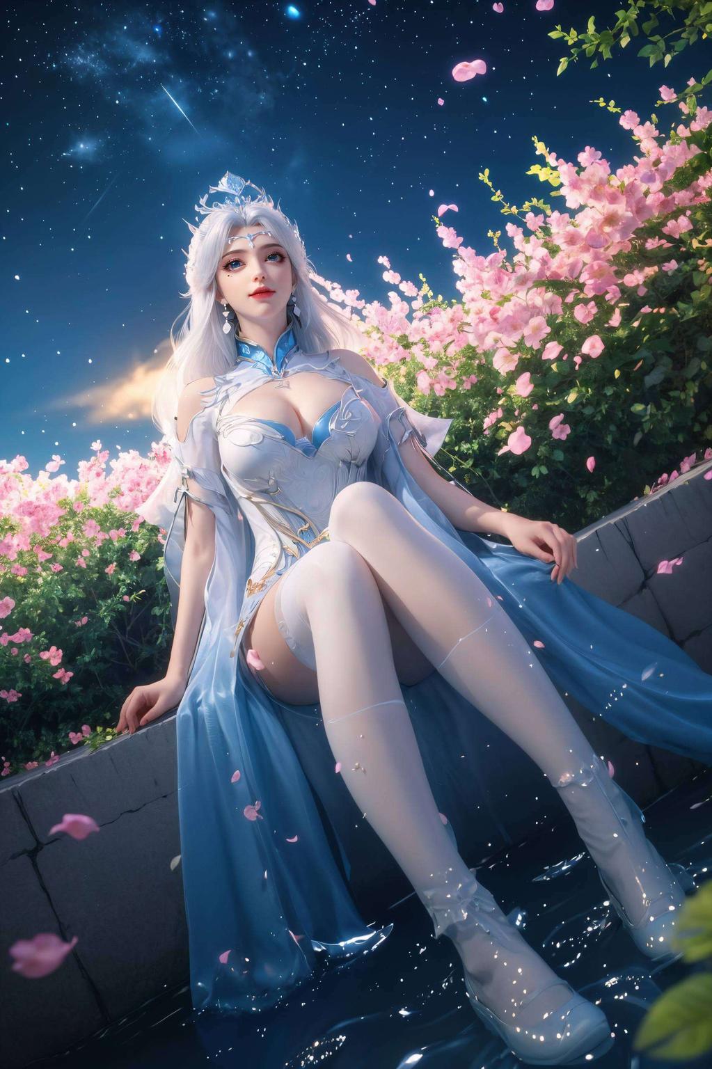 苹果与古香古色的元素交织其中如诗如画