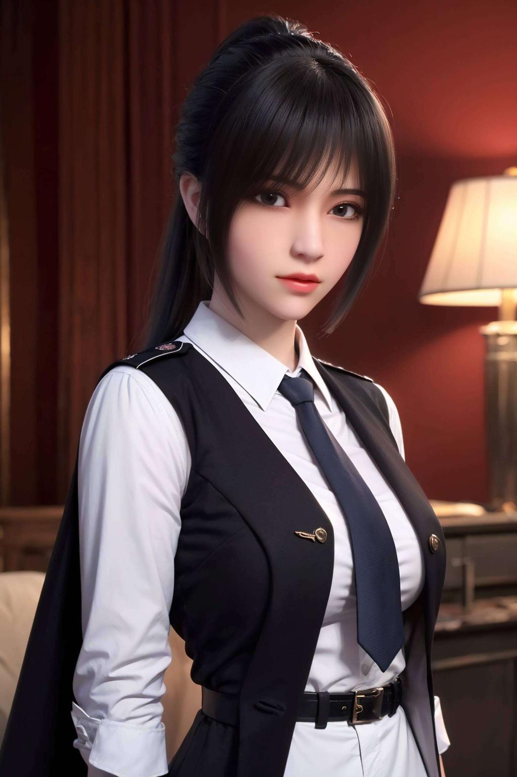 将雄兵连中的琪琳角色完美呈现这款1920x1080的唯美点阵iPad壁纸