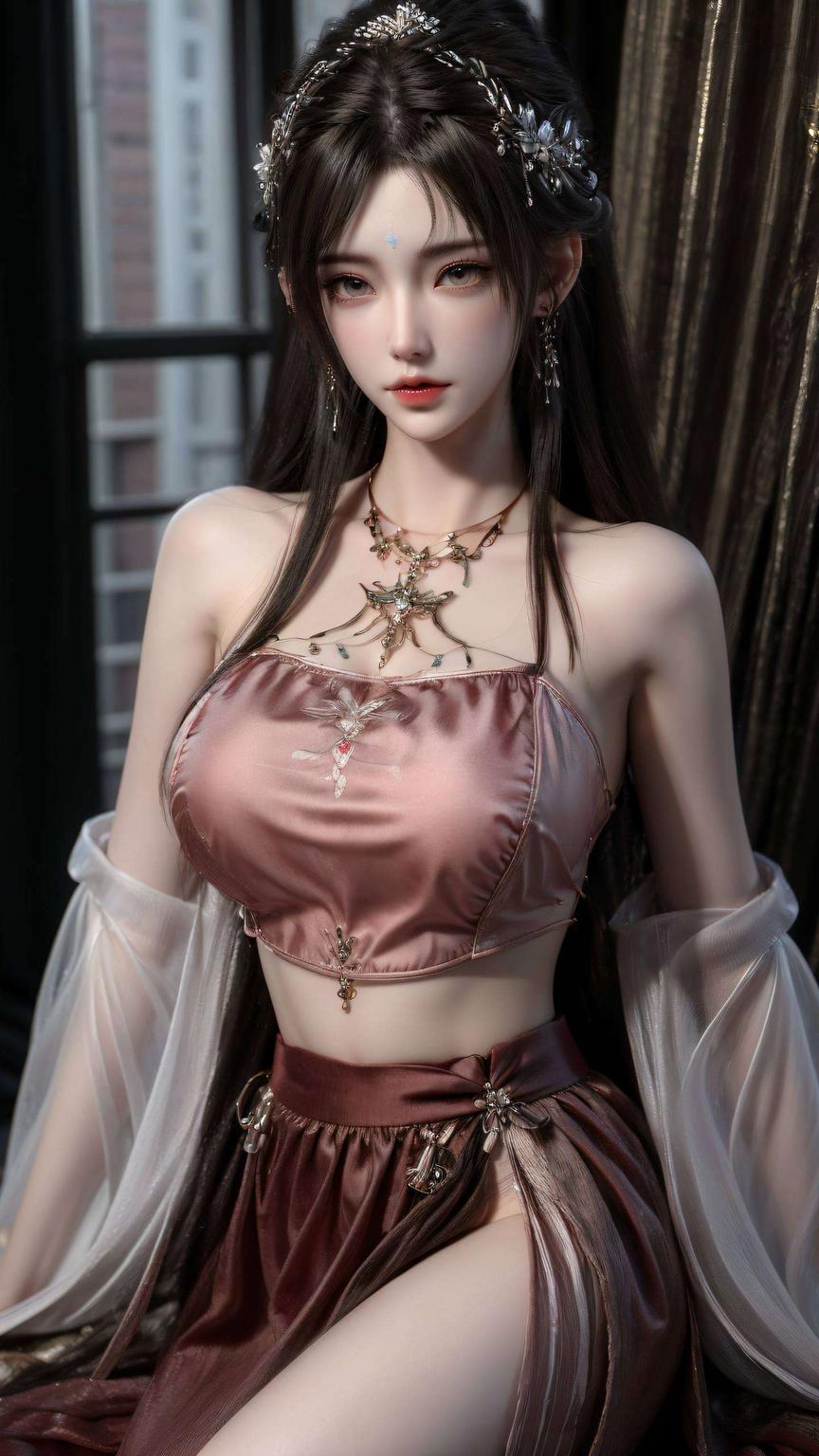绘制出2560p的超清纹理人物笑容如春风拂面
