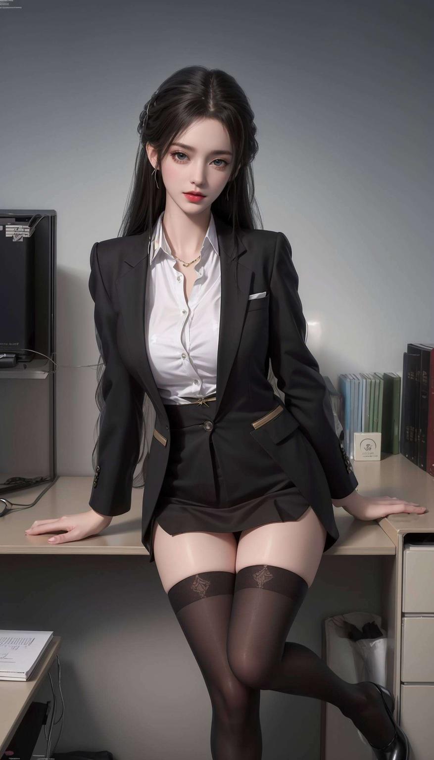 全屏AI绘画壁纸鲜艳的IP形象