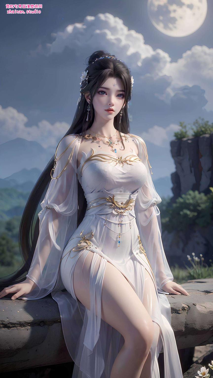 清漪流畅的线条
