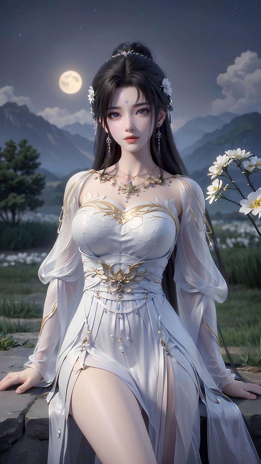 清漪的清凉照片炫彩壁纸对比强烈