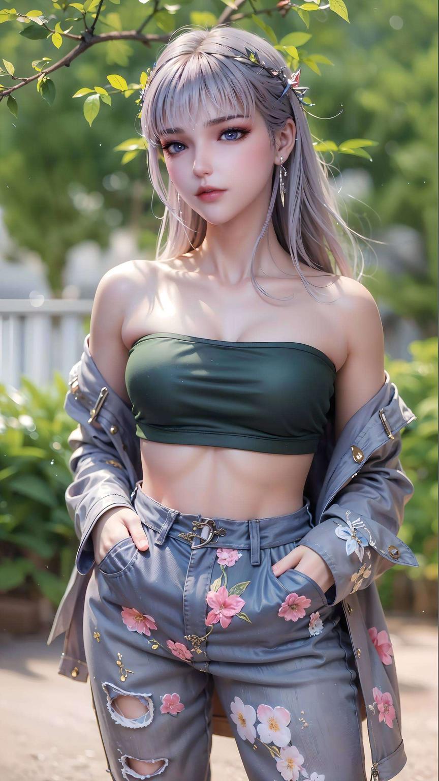 用这款壁纸这款国漫壁纸以AI技术打造的美女圣采儿为主角
