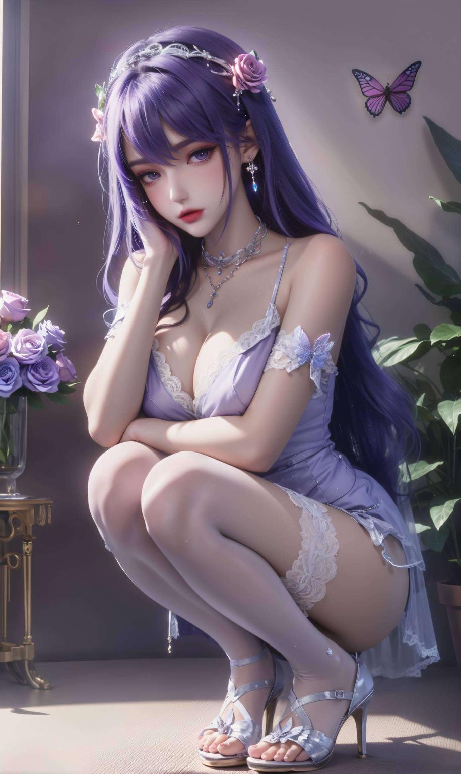 都能感受到那份初恋的甜蜜与浪漫这款【神印王座圣采儿初吻】AI绘画壁纸