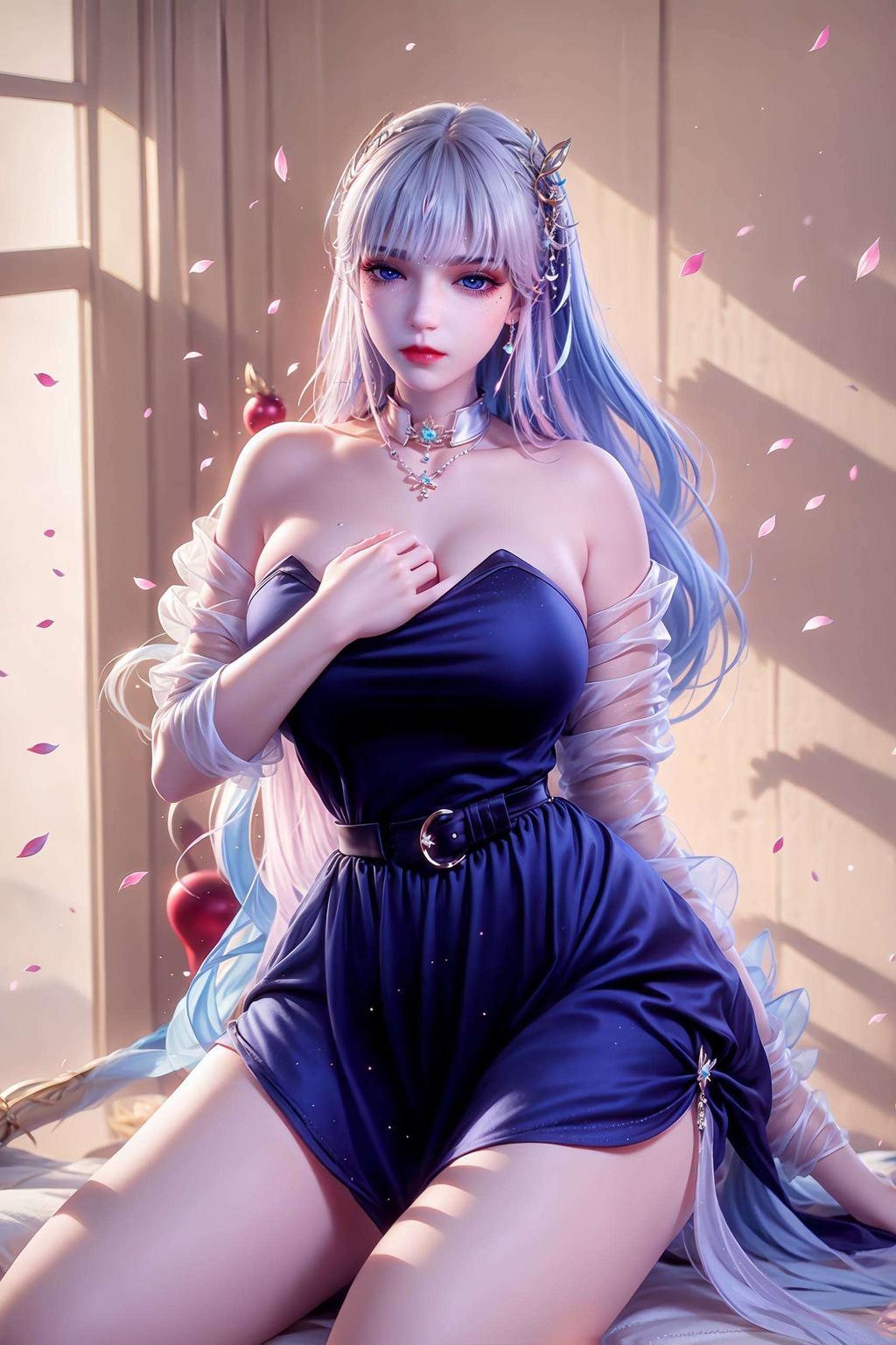 龙皓晨与圣采儿携手漫步在烟雨朦胧的古风画卷中水彩的细腻笔触将国漫美女的柔美风华展现得淋漓尽致