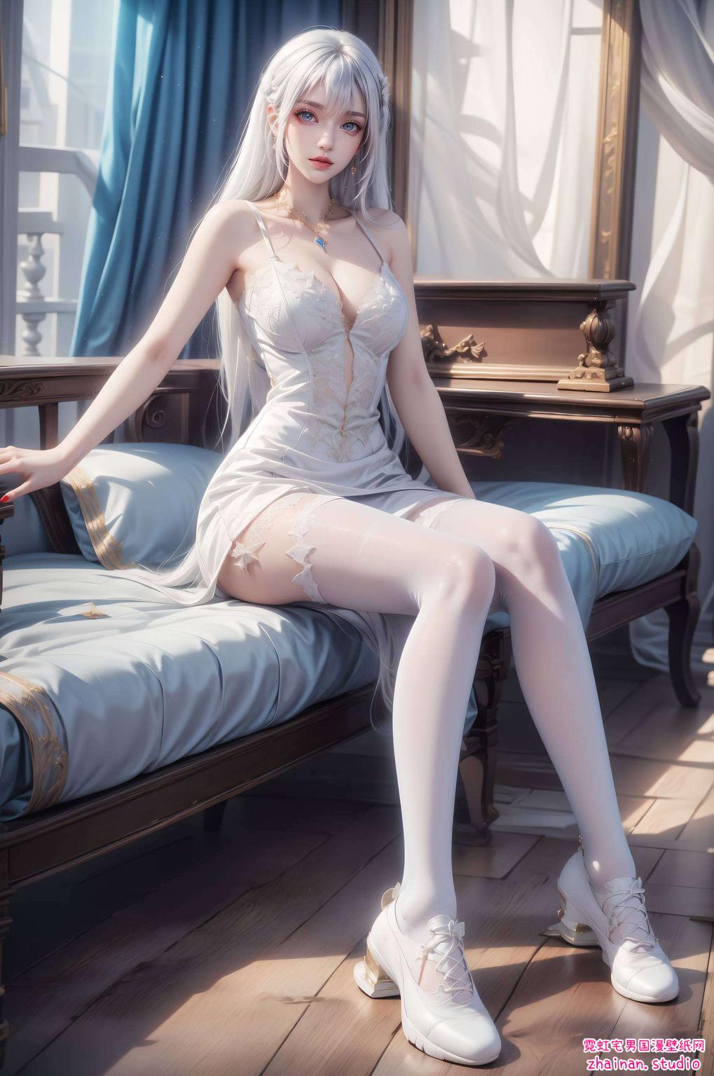 以神印王座中的圣采儿为灵感巧妙融合AI绘画技术