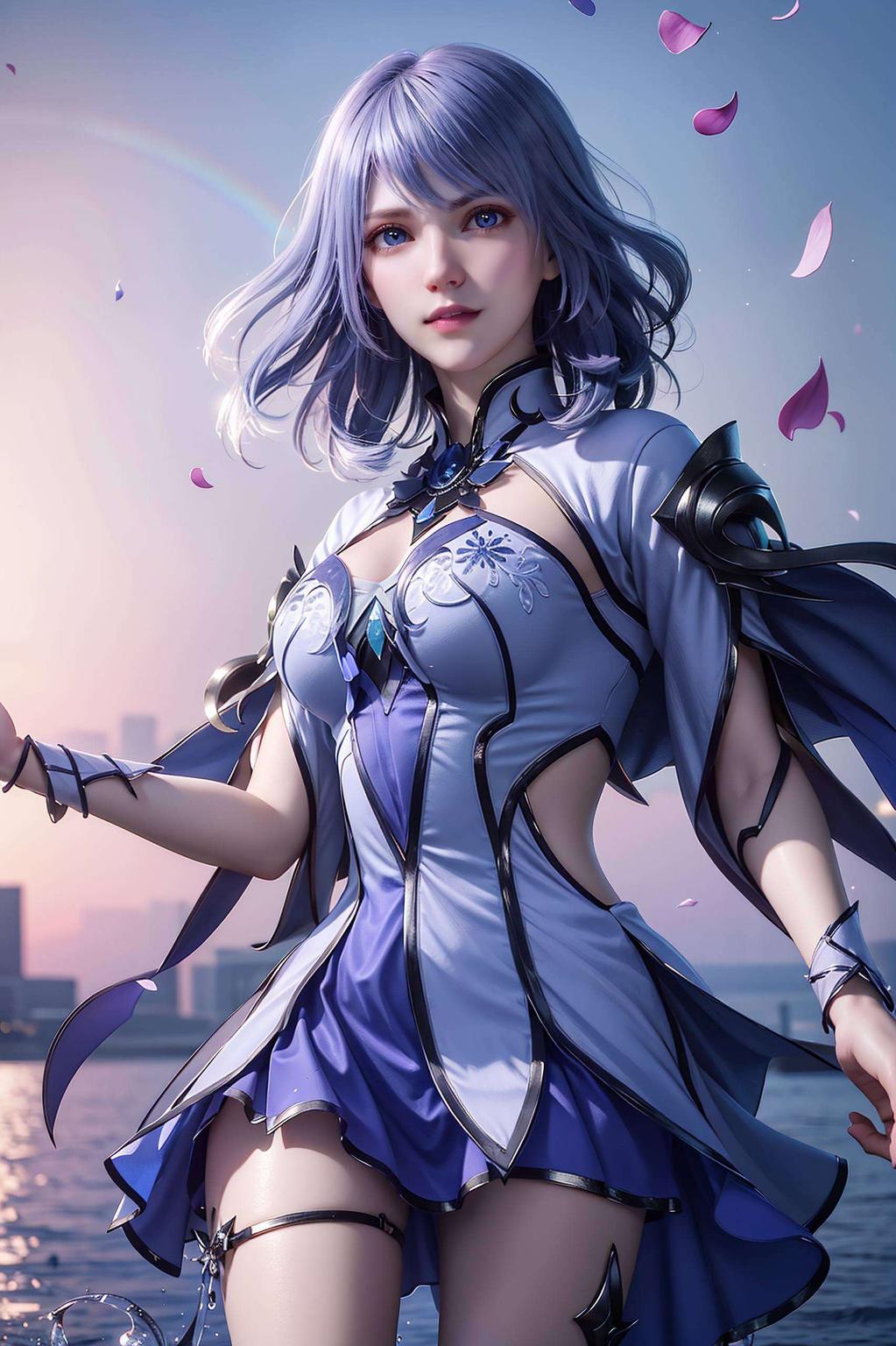 高清画质融合细腻的线条与柔和的色彩