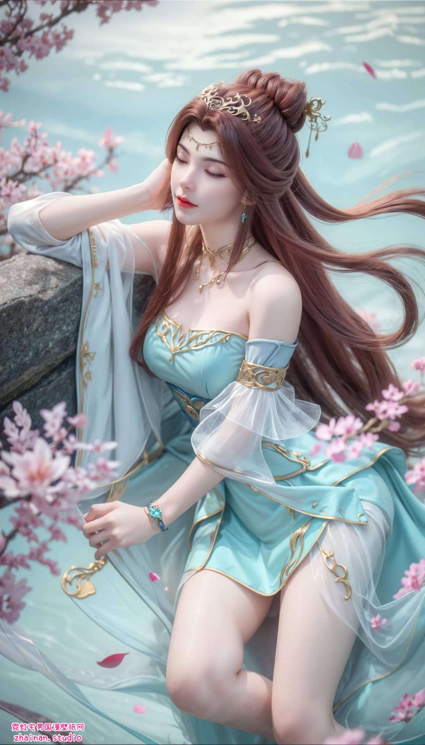 这款壁纸将带你进入一个充满可爱与梦幻的国漫世界灵动眼神与俏皮神情