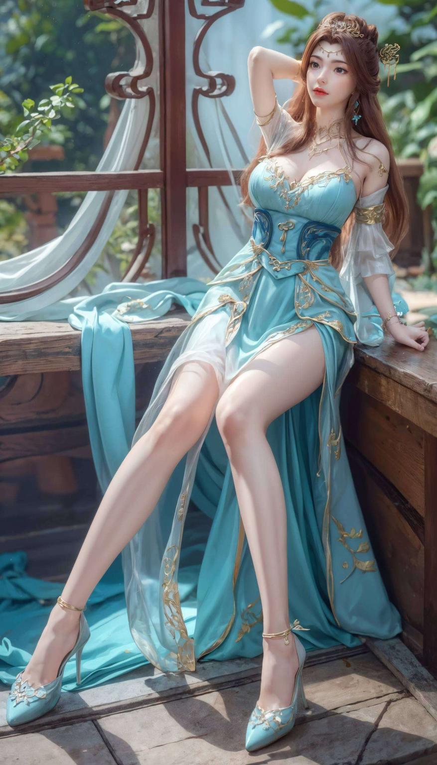 这位国漫美女AI落云叶晨
