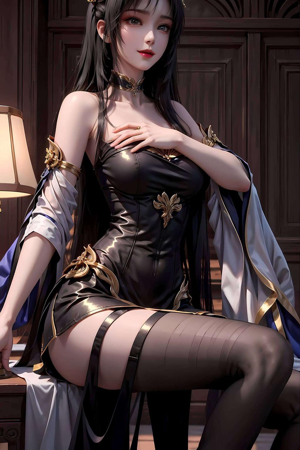 国漫女生的灵动与AI技术的巧妙融合绘制天狐仙子的唯美壁纸