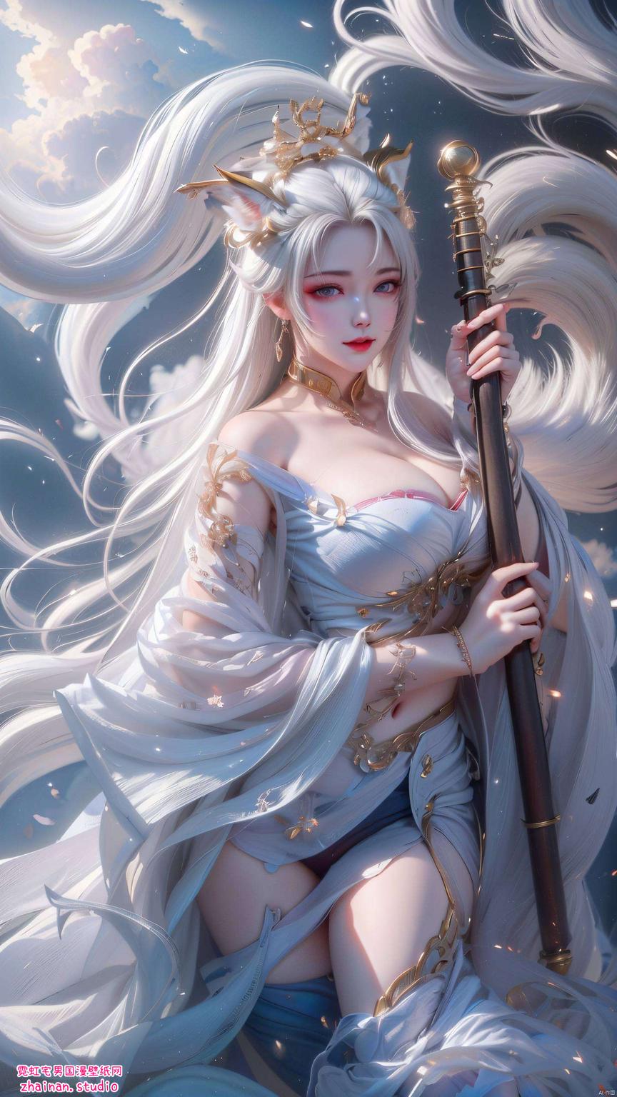 将最美的狐族精灵搬上你的电脑桌面让仙子的每一次眨眼都仿佛能传递出千年的秘密