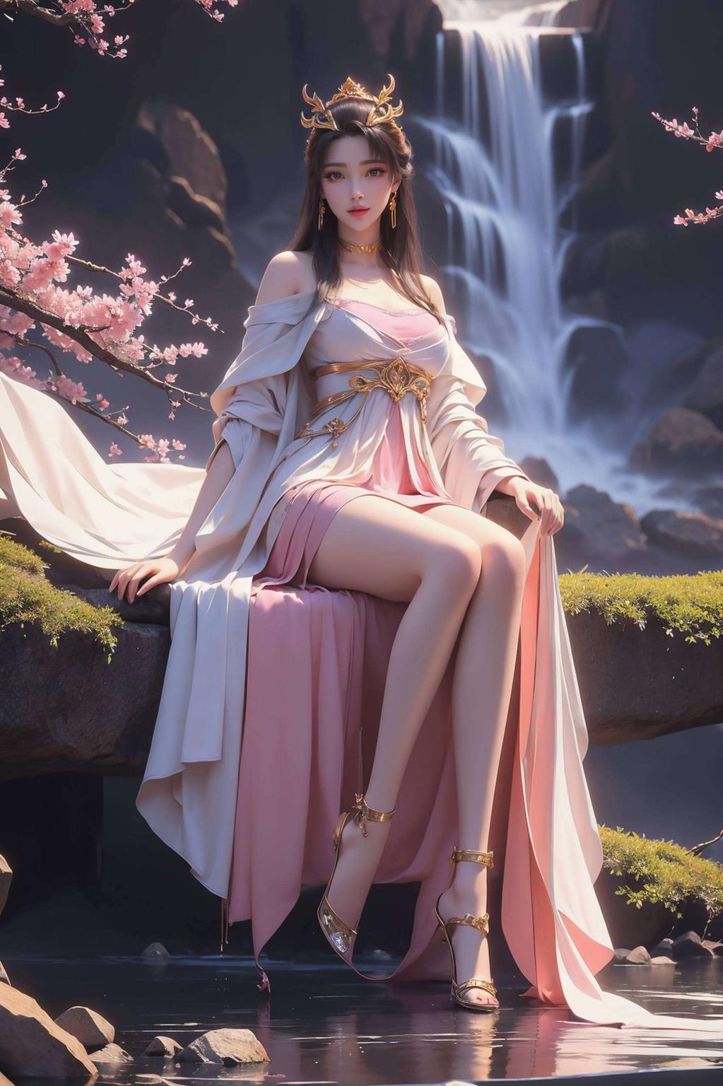 这款AI绘画角色pose素材壁纸4K高清宽屏